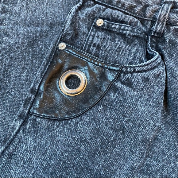 Vintage BonJour Goth Hip Hop Punk High Waisted 100% Cotton Jeans - Picture 5 of 10